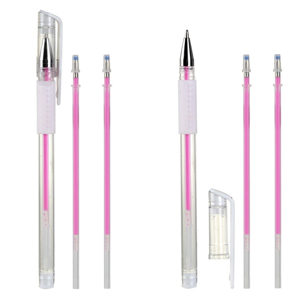 Eyebrow Microblading Marker Pen, Skin Marker Pen for Permanent Makeup Position Mapping (Pink)
