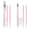 Eyebrow Microblading Marker Pen, Skin Marker Pen for Permanent Makeup Position Mapping (Pink)