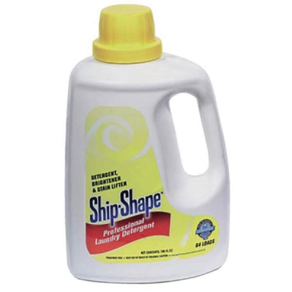 Ship-Shape Professional Liquid Laundry Detergent (100 Fl Oz) Salon-Strength Washing Detergent for Towels,