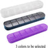 Wopanxye 7 Weekly Pill Organizer, Large Day Vitamin Case Reminder, Matte White, Daily Medicine Box, AM PM Capsules