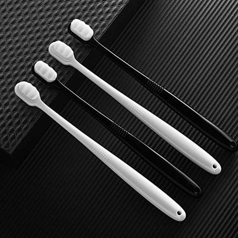 DI QIU REN Extra Soft Toothbrush for Sensitive Gums, Manual Toothbrush with 8 Tubes of Soft Floss