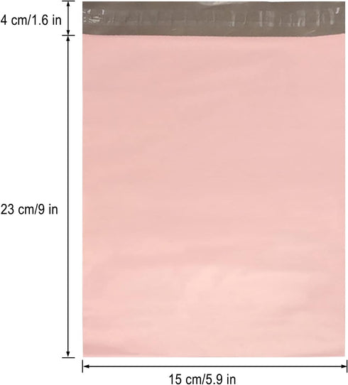 Set 100 Sanitary Napkin Disposal Bags, Pink Feminine Hygiene Bags - Self-sealing, Privacy Protection