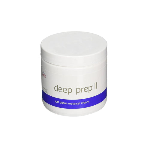 Rolyan Deep Prep II Cream, Professional Massage Cream with Coconut Oil, Beeswax-Free, Long
