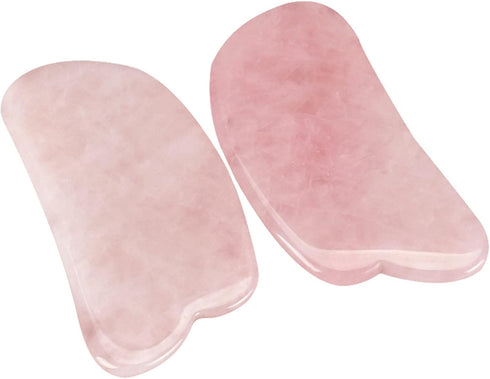 MObyat 1Pcs Guasha Massage Stone Rectangle Shape from Quartz Face Skin Care Mat Neck Back Head