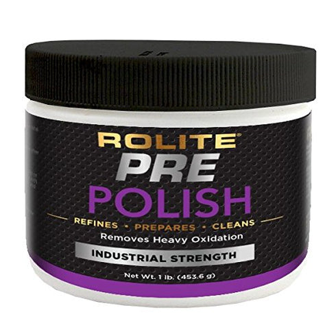 Rolite Pre-Polish Paste - Stain & Oxidation Remover for Metal, Clear Coated & Gel-Coated Surfaces, 1 lb