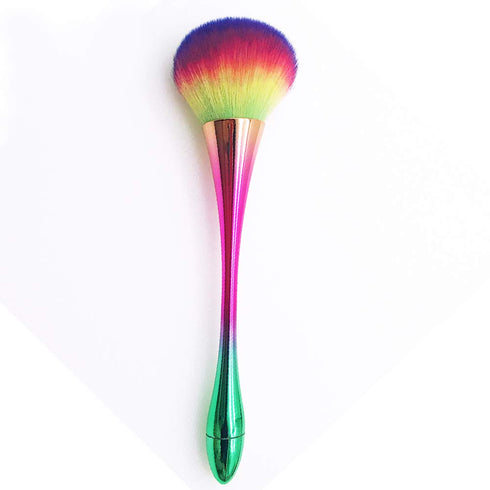 Large Powder Mineral Brush, Foundation Makeup Brush, Blush Brush for Daily Makeup, Kabuki Makeup Brushes (Colorful)