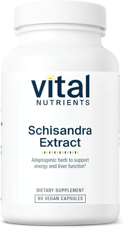 Vital Nutrients Schisandra Extract, 90 Vegetarian Capsules - Liver, Immune, Energy, Endurance Support