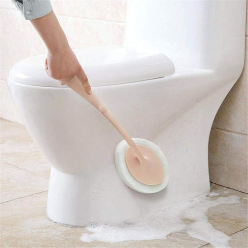 ZKG Bathtub Cleaning Brush Handheld Toilet Sponge Brushes Floor Ceramic Tile Cleaner