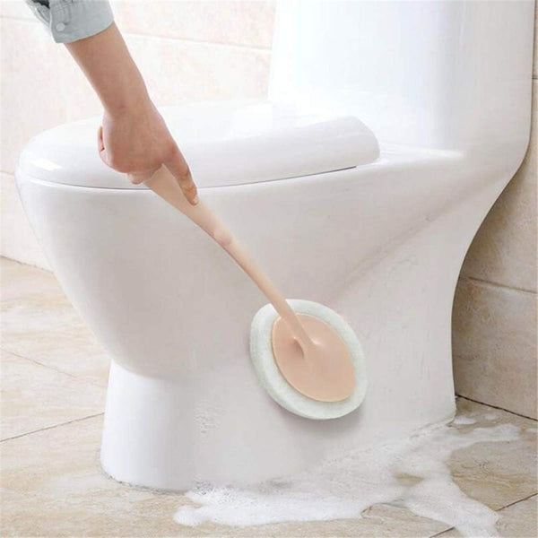 ZKG Bathtub Cleaning Brush Handheld Toilet Sponge Brushes Floor Ceramic Tile Cleaner