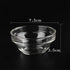 FOMIYES Facial Masks Mixing Bowl Set, 5 Sets with Spatula, Clear Glass Cosmetic Mix Bowl for DIY Masks
