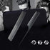 Professional Black Carbon Fiber Teasing Comb, Fine and Wide Tooth Hair Barber Comb for All Hair Types