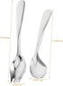 Hemoton 1 Set Elderly Tableware, Angled Grip Spoon, Handicapped Fork Spoon, Disability Aid Utensils, Stainless Steel