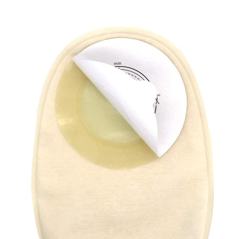 YEYSXSY 60mm 10PCS Urostomy Supplies Medicals Drainable Pouch Ostomy Stoma Bags One Piece System Cut-to-FitMax Cut