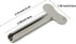 Toothpaste Squeezer, 3 Packs Stainless Metal Tube Squeezers for Bathroom Hair Dye Cosmetic Plastic Tubes