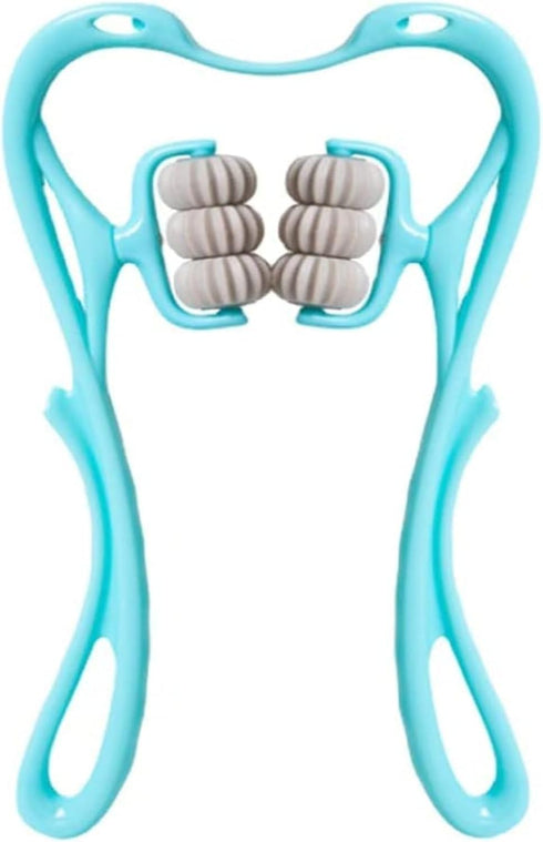 Cervical Spine Massager Clip Neck Massage Artifact six-Wheel kneading Neck Massager