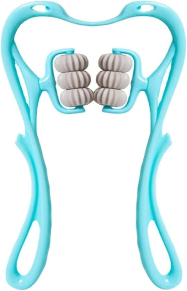 Cervical Spine Massager Clip Neck Massage Artifact six-Wheel kneading Neck Massager