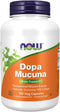 NOW Supplements DOPA Mucuna, Standardized Mucuna Extract with 15% L-Dopa, 180 Veg Capsules