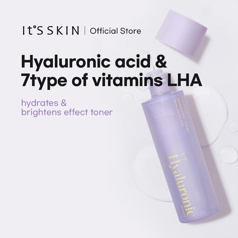 IT'S SKIN V7 Hyaluronic Toner for Face, 5.07 Fl oz | Hydrating Toner with PHA & 7 Vitamins | Korean Skin Care