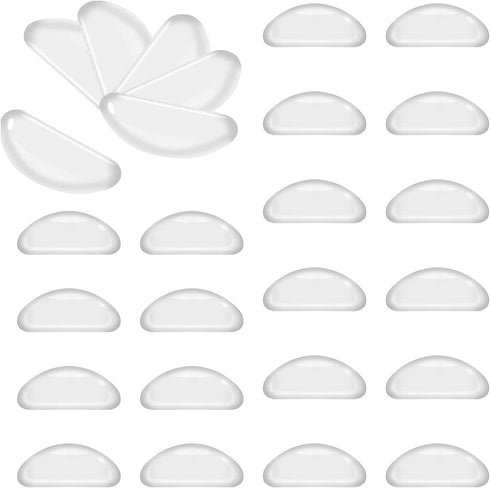Silicone Adhesive Eyeglass Nose Pads - 20 Pairs for Eyeglasses
