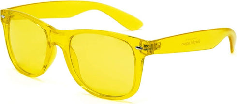 PURPLE CANYON Yellow Color Therapy Glasses for Chakra Healing, Chromotherapy, and Mood Enhancement