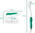 Scrub Brush Kit, 4 Pack Deep Cleaning Brush Set - 2 Scrub Brushes, 2 Tile and Grout Brushes with Scraper