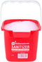 Restaurantware RW Clean 3 Quart Cleaning Bucket, Red Plastic Utility Bucket for Home or Commercial Use