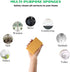 THE GREATER PLANET Natural Kitchen Sponges - Eco-Friendly Biodegradable Organic Cleaning Sponges, 10 Pack