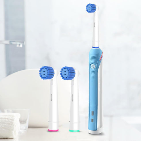 Sensitive Gum Care Replacement Brush Heads Refill, Soft Bristles for Gentle Care, Compatible with Oral B Braun Electric