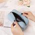 Silicone Makeup Bag, Small Travel Cosmetic Pouch with Zipper, Ample Storage Space Cosmetic Organizer Makeup Pouch Travel Essentials