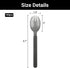 EUSOAR Plastic Forks and Spoons, 100pcs 6.8"x1.3" Plastic Sporks, Heavy Duty Disposable Sporks Utensils Silverware Set Individually Wrapped for Party Bulk Picnic Wedding Birthday Holiday Gathering by EUSOAR