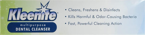 kleenite Multipurpose Dental Cleanser - 90 Cleanings, Fresh Mint, 9 fl oz (Pack of 2)