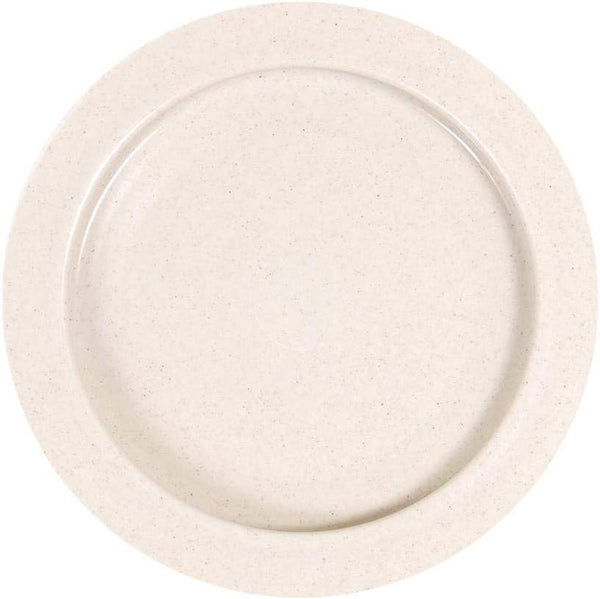 SP Ableware Inner-Lip Plate with High Wall, Plastic, Sandstone
