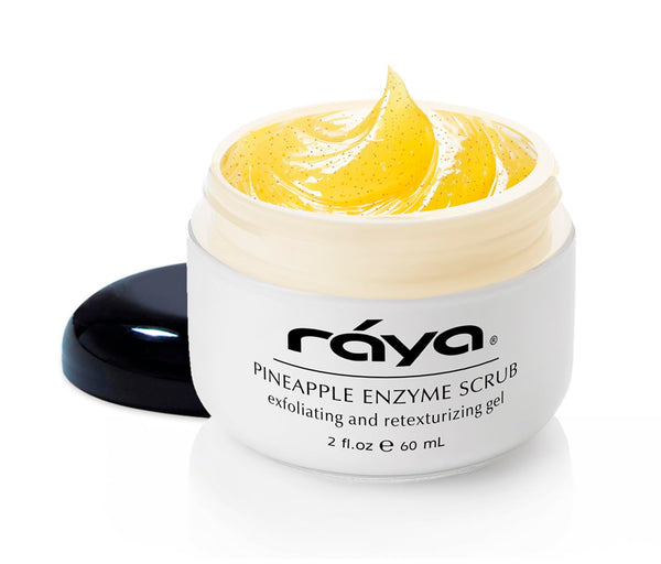 RAYA Pineapple Enzyme Facial Scrub (120) | Exfoliating Facial Scrub for Combination Skin, Glowing Complexion