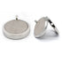 Aromatherapy Essential Oil Diffuser Necklace Stainless Steel Inspirational Locket Pendant (Flower)