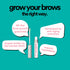 nuorganic Brow Growth Serum, Stronger + Thicker + Longer Eyebrows in 30 Days, Vegan + Cruelty Free