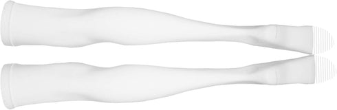 NuVein Surgical Stockings, Small, 18 mmHg Recovery Support for Embolism Risk, Thigh High, Open Toe, White