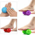 SquEqu 2 Pack Peanut Massage Ball Roller Spiky Double Lacrosse Balls Trigger Point for Stress Reflexology Foot Muscle