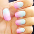 SILPECWEE 1Pc UV Gel Nail Gradient Sponges Pen with 16Pcs Replaceable Sponge Heads for Nail Design Tools