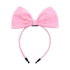 Pink Bow Headband, Non-Slip Fashion Knotted Hair Bands for Women and Girls, Hair Accessories for Party