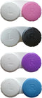 Kuanfine 4 Pack Contact Lens Case Leak Proof Travel Contact Case, Colored Contact