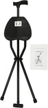Mlonausz 35.4 Inches 249.12lbs Walking Stick, Walking Cane, Cane Chair, Folding Cane with Seat is Tall, and Supports up