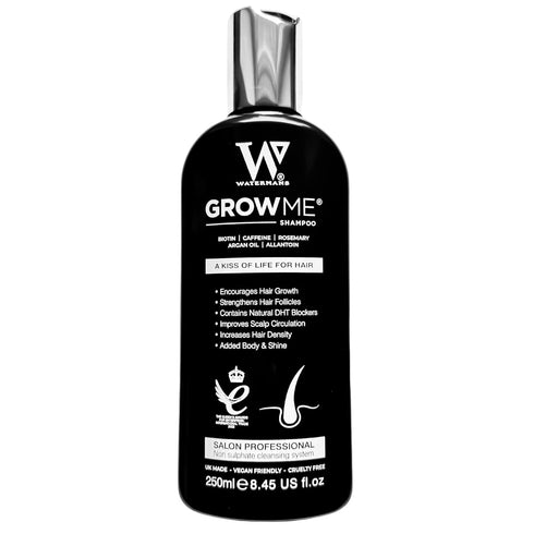 Watermans Shampoo Biotin, Rosemary, Caffeine, Niacinamide, Argan Oil for Thinning Hair, 8.45 fl oz