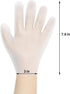 Moisturizing Gloves Overnight, Touchscreen Compatible Reusable Hand Masks for Dry Hands, White Silicone Gloves