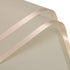 MECCANIXITY 10 Pcs Gold Edge Flower Wrapping Paper, Khaki 22.8x22.8 Inch Waterproof for DIY Crafts