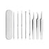 Pinkiou Blackhead Removers | 8-in-1 Acne Extractor Tool Kit for Face and Nose | Blemish Removal Skincare