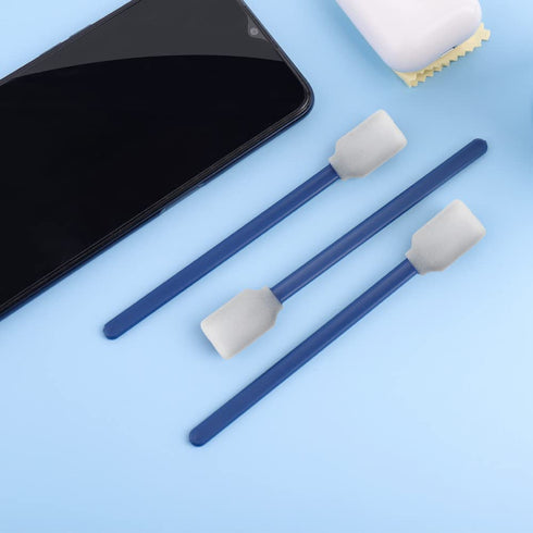 Wellgler's 100pcs Foam Cleaning Swabs: Square Rectangle Cleaning Swab for Solvent Format Inkjet Printer and Optical