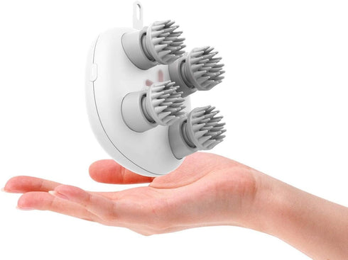 Rechargeable Electric Scalp Massager - Four-Finger Kneading for Ultimate Relaxation