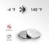 Tenergy CR1216 3V Lithium Button Cell Battery, 10 Pack for Watches, Mini LED Lights, Forehead Thermometers