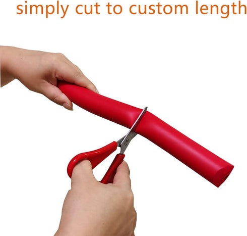 Foam Grip Tubing (6 Pack), Foam Tubes Grip Aid for Utensils, Cutlery Padding Handle for Disabled and Elderly