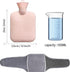 ZDAYOZ Winter hot Water Bag, hot Water Bottle Rubber Warm Water Bag with Soft Waist Cover, Used for Neck and Shoulder